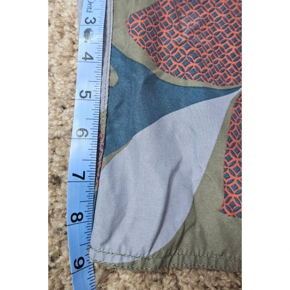 Quiksilver Waterman Collection Mens Board Shorts Sz 40 Olive Green Floral Print